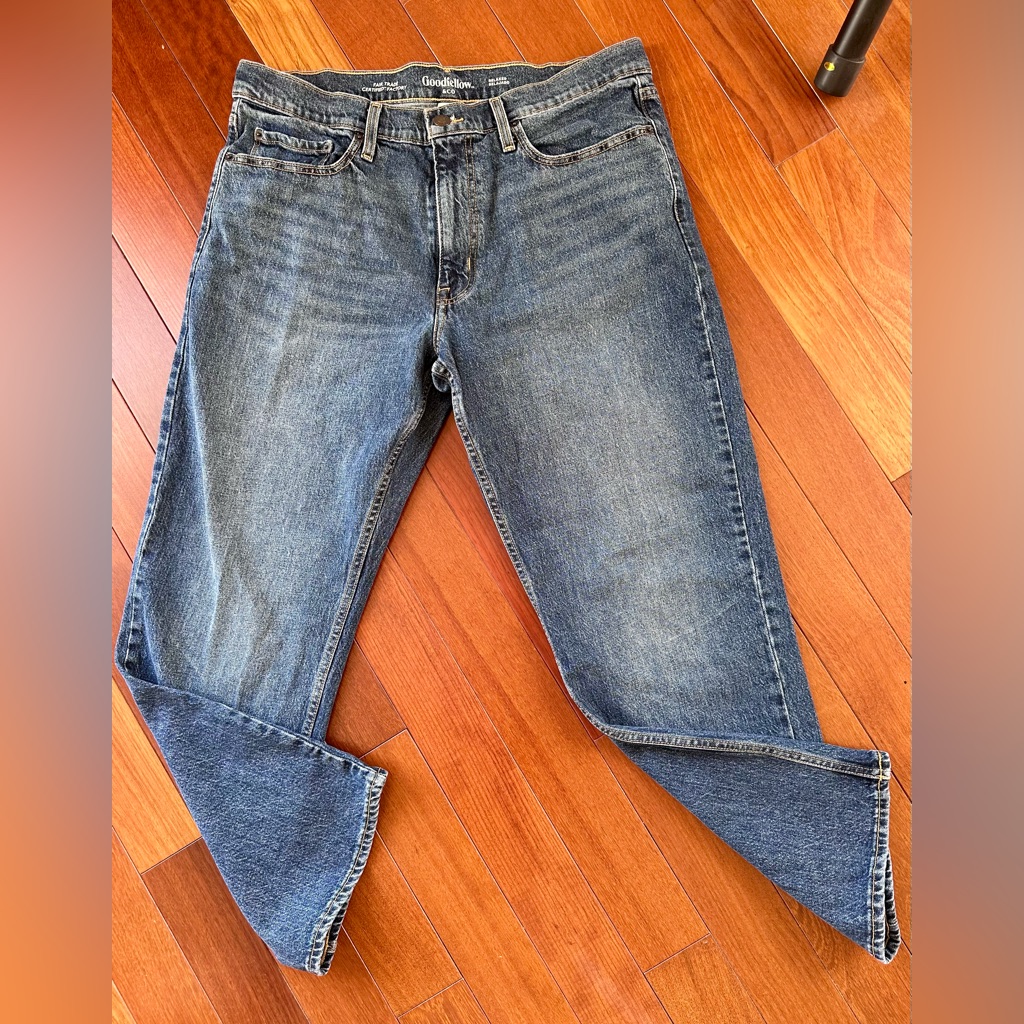 Mens Goodfellow Co Brand Relaxed Fit Denim Blue Jeans 36w30l Mens Goodfellow Co Brand Relaxed Fit Denim Blue Jeans 36w30l